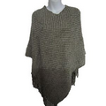 Knitted Acrylic Wholesale Poncho for Women